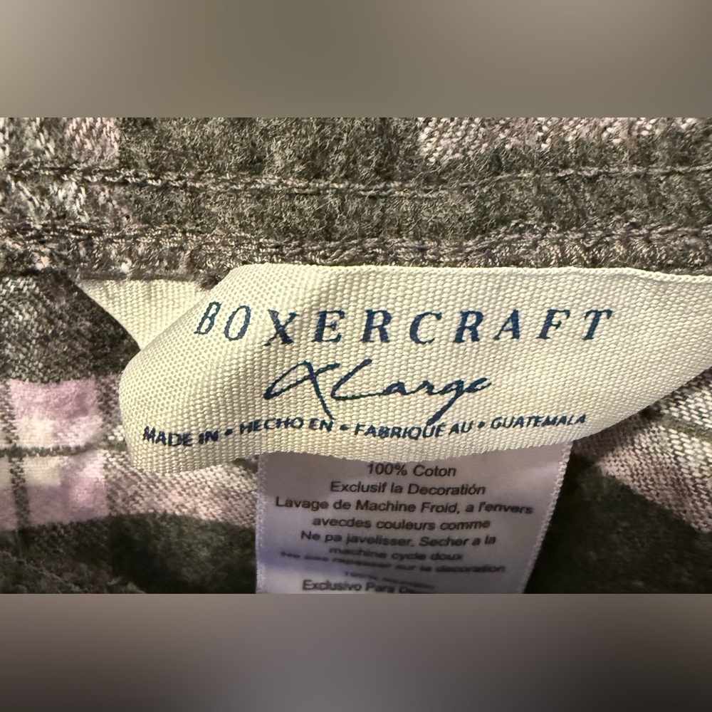 Boxercraft Gray Textured Fabric - Picture 4 of 4